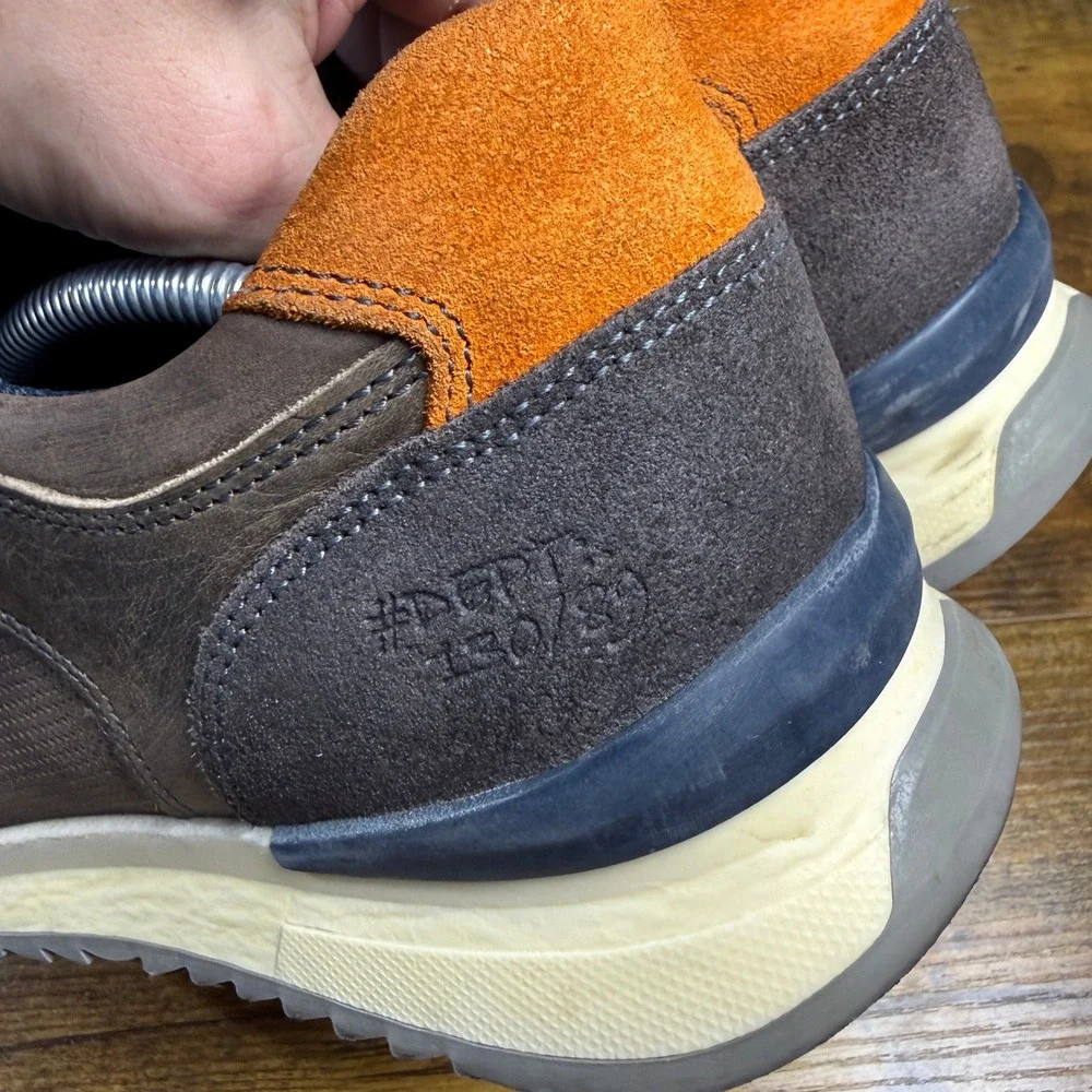 Bullboxer Persey Brown Leather Suede Fashion Sneakers Mens Size‎ 11 EUR 44